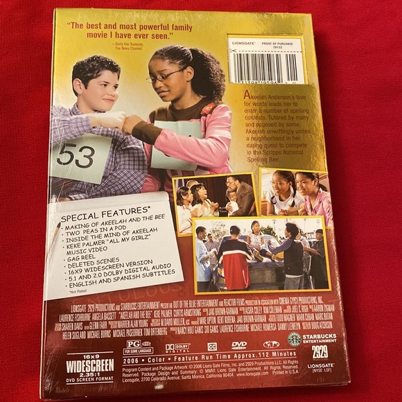 🆕 ONLY 1! Akeelah and the Bee (Special Features/Widescreen) - Picture 4 of 6